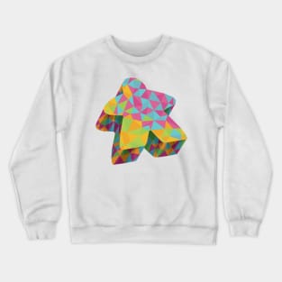 Summer Geo Meeple Crewneck Sweatshirt